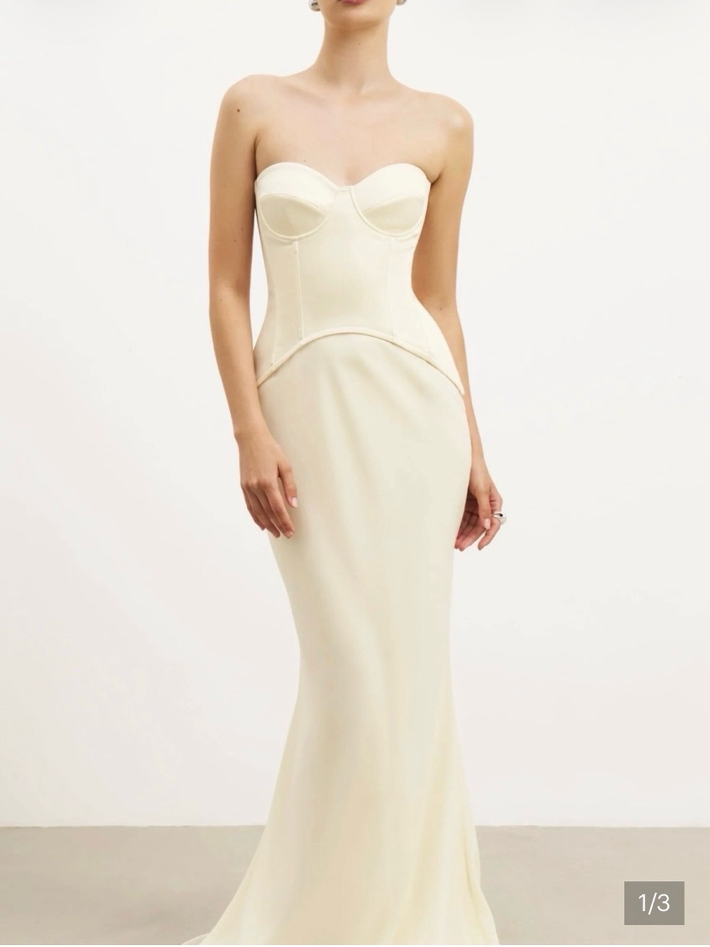 Because of Alice - NWT corset dress - buttermilk
